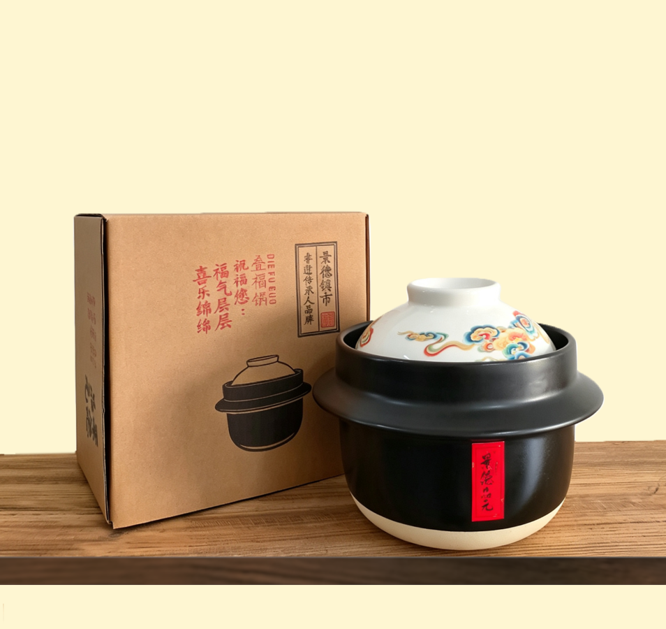 叠福米饭锅